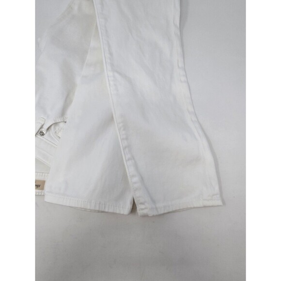 AG ADRIANO GOLDSCHMIED THE STEVIE ANKLE SLIM STRAIGHT LEG WHITE JEANS WOMEN 27 - Picture 12 of 12